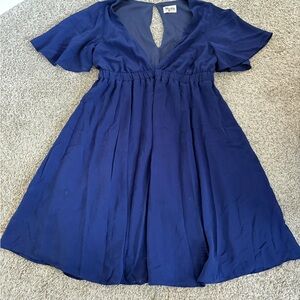 Show Me Your MuMu Deep Blue Maternity Dress